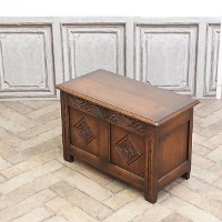 1940年頃 オーク材 イギリス アンティーク・コファー antique80787
