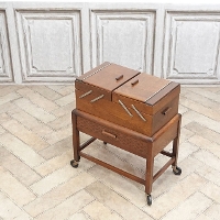 1920�N���@�I�[�N�ށ@�C�M���X�@�A���e�B�[�N�E�\�[�C���O�{�b�N�X�@antique80678