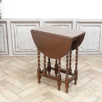 1920�N���@�I�[�N�ށ@�C�M���X�@�A���e�B�[�N�E�T�C�h�e�[�u���@antique80843