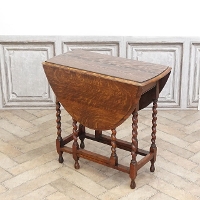 1920�N���@�I�[�N�ށ@�C�M���X�@�A���e�B�[�N�E�T�C�h�e�[�u���@antique80865