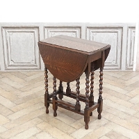 1920�N���@�I�[�N�ށ@�C�M���X�@�A���e�B�[�N�E�T�C�h�e�[�u���@antique80841