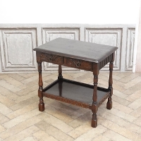 1940�N���@�I�[�N�ށ@�C�M���X�@�A���e�B�[�N�E�T�C�h�e�[�u���@antique80671