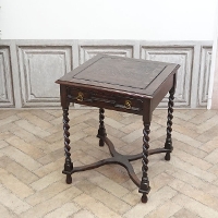 1920�N���@�I�[�N�ށ@�C�M���X�@�A���e�B�[�N�E�T�C�h�e�[�u���@antique80681