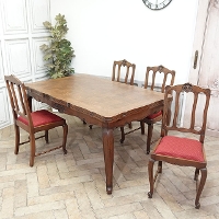 1930�N���@�I�[�N�ށ@�t�����X�@�A���e�B�[�N�E�_�C�j���O�Z�b�g�@antique65338