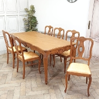 1930�N���@�I�[�N�ށ@�t�����X�@�A���e�B�[�N�E�_�C�j���O�Z�b�g�@antique65360