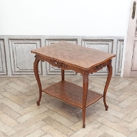 1930�N���@�I�[�N�ށ@�t�����X�@�A���e�B�[�N�E�T�C�h�e�[�u���@antique65021
