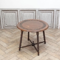 1920�N���@�I�[�N�ށ@�t�����X�@�A���e�B�[�N�E�T�C�h�e�[�u���@antique65593