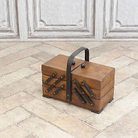 1940�N���@�r�[�`�ށ@�t�����X�@�A���e�B�[�N�E�\�[�C���O�{�b�N�X�@antique65583