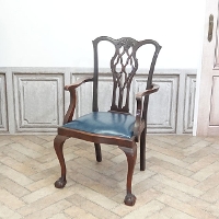 1920年頃 マホガニー材 イギリス アンティーク・チェア antique81036a
