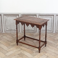 1920�N���@�I�[�N�ށ@�C�M���X�@�A���e�B�[�N�E�T�C�h�e�[�u���@antique81238