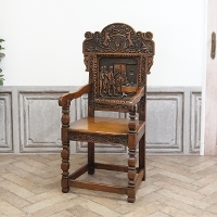 1940年頃 オーク材 イギリス アンティーク・アームチェア antique81227