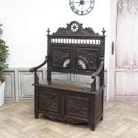 1900�N���@�I�[�N�ށ@�t�����X�@�A���e�B�[�N�E�x���`�@antique65820